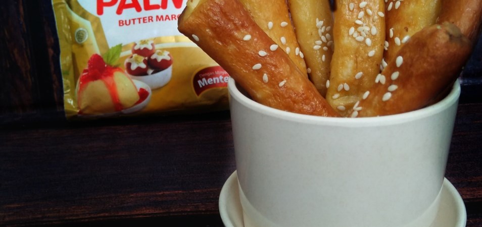 Resep Camilan Soft Pretzel Stick Palmia I Margarin 