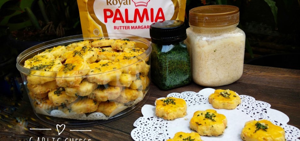 Resep Camilan - Garlic Cheese Cookies - Palmia I Margarin 