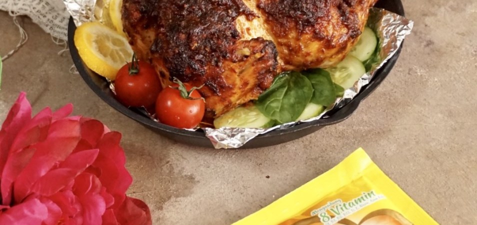 Resep Hidangan Utama - Honey and Herbs Roasted Chicken 