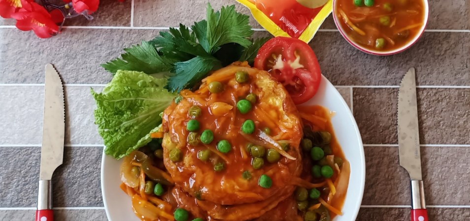 Resep Hidangan Utama Fuyunghai vegetarian Palmia I 