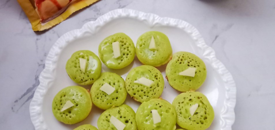 Kue Cubit Pandan