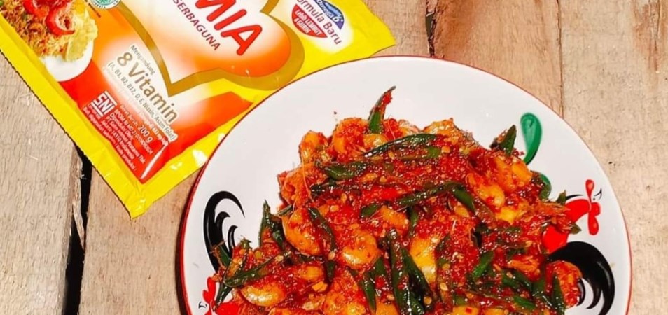 Udang Balado Kacang Panjang