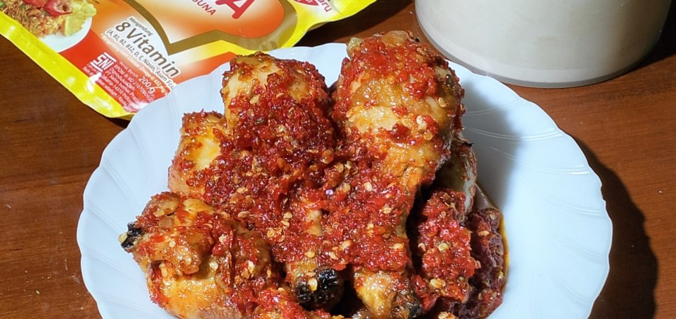 Paha Ayam Sambal Cabe Kering