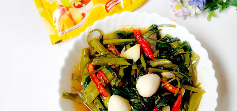 Kangkung Tiram Telur Puyuh