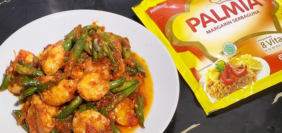 Udang Balado Sabe Kering Pedas