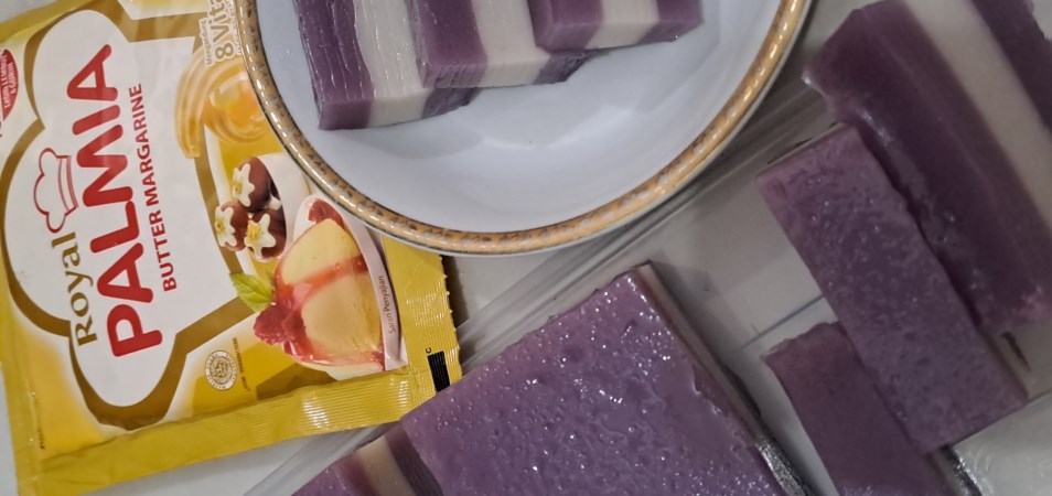 Kue Lapis Double Taro