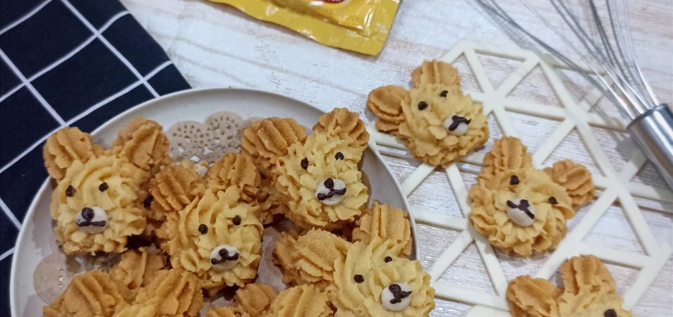 Cute Bear Butter Cookies