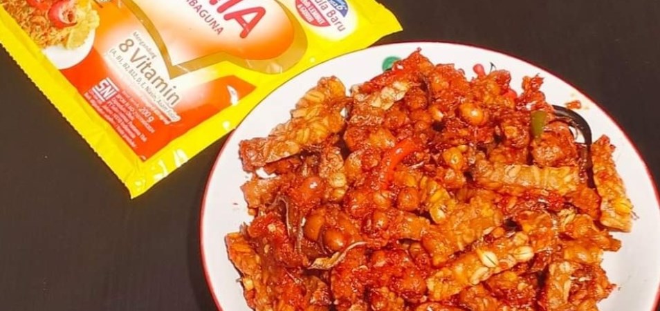 sambal tempe teri kacang tanah