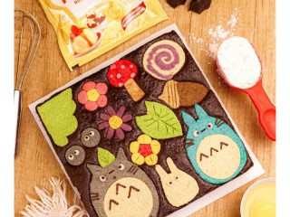 Totoro Brownies Cookies