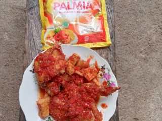 Balado Ayam Tahu Cabe Runyah Sereh