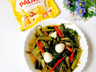 Kangkung Tiram Telur Puyuh